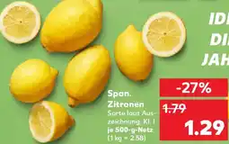 Kaufland Span. Zitronen Angebot
