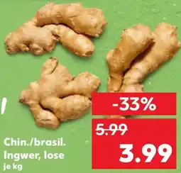 Kaufland Chin./brasil. Ingwer, lose Angebot