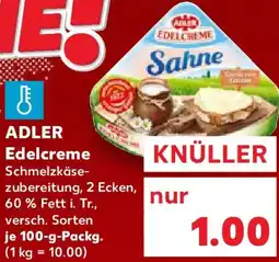 Kaufland ADLER Edelcreme Angebot