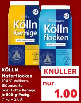 Kaufland KÖLLN Haferflocken Angebot