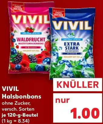 Kaufland VIVIL Halsbonbons Angebot