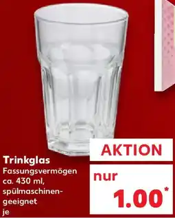 Kaufland Trinkglas Angebot