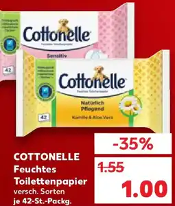 Kaufland COTTONELLE Feuchtes Toilettenpapier Angebot
