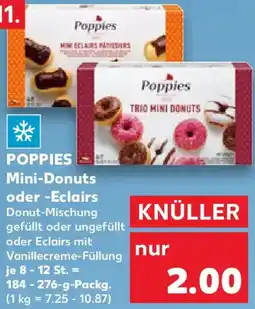Kaufland POPPIES Mini-Donuts oder Eclairs Angebot