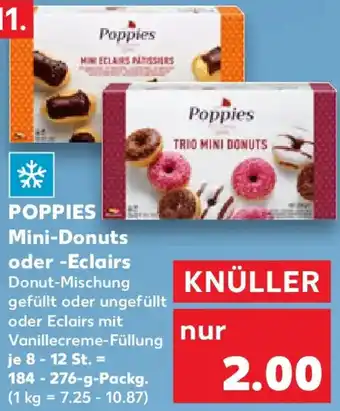 Kaufland POPPIES Mini-Donuts oder Eclairs Angebot