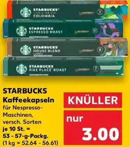 Kaufland STARBUCKS Kaffeekapseln Angebot