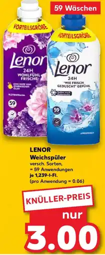 Kaufland LENOR Weichspüler Angebot