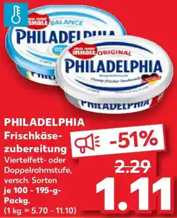 Kaufland PHILADELPHIA Frischkäsezubereitung Angebot
