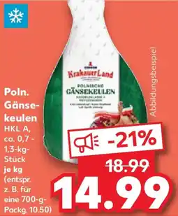 Kaufland Poln. Gänsekeulen Angebot