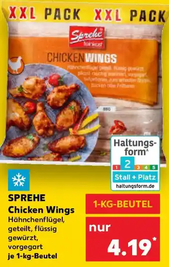 Kaufland SPREHE Chicken Wings Angebot