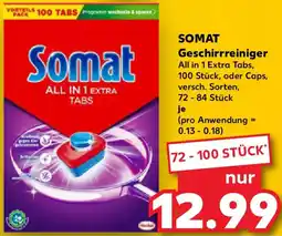 Kaufland SOMAT Geschirrreiniger Angebot
