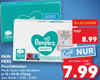 Kaufland PAMPERS Feuchttücher Angebot
