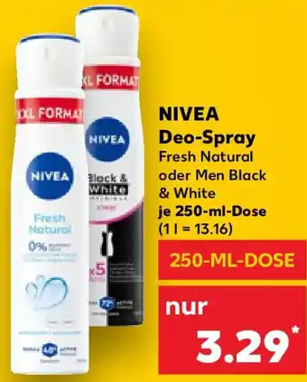 Kaufland NIVEA Deo-Spray Angebot