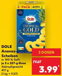 Kaufland DOLE Ananas Scheiben Angebot