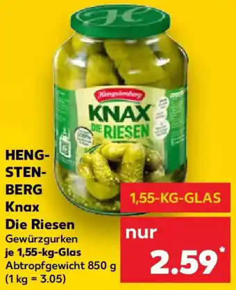 Kaufland HENGSTENBERG Knax Die Riesen Angebot