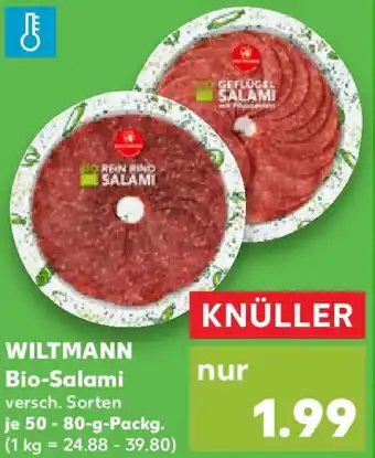 Kaufland WILTMANN Bio-Salami Angebot