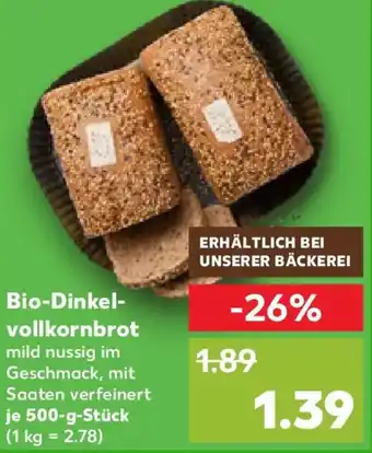Kaufland Bio-Dinkelvollkornbrot Angebot