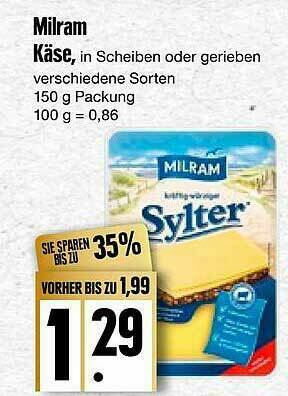 Milram Käse Angebot bei Edeka