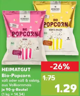 Kaufland HEIMATGUT Bio-Popcorn Angebot