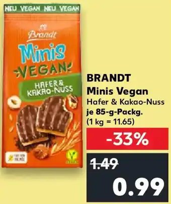 Kaufland BRANDT Minis Vegan Angebot