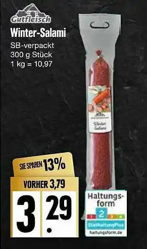 Edeka Gutfeisch Winter-salami Angebot