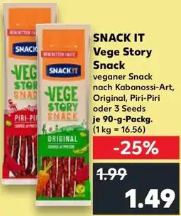 Kaufland SNACK IT Vege Story Snack Angebot