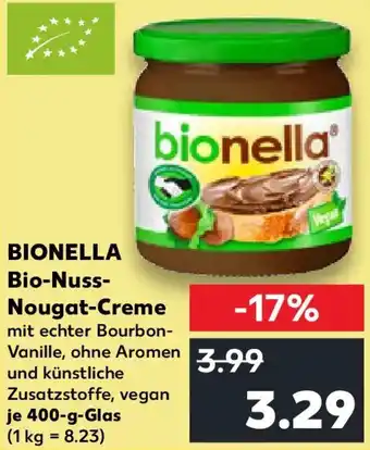 Kaufland BIONELLA Bio-Nuss Nougat-Creme Angebot