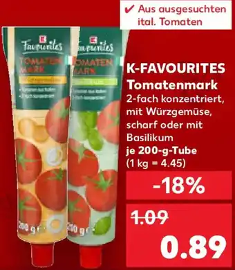 Kaufland K-FAVOURITES Tomatenmark Angebot