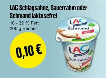 Edeka Lac Schlagsahne, Sauerrahm Oder Schmand Laktosefrei Angebot