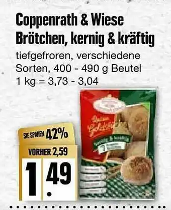 Edeka Frischemarkt Coppenrath & Wiese Brötchen, Kernig & Kräftig Angebot