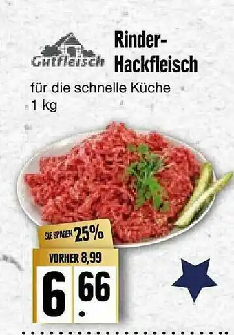 Edeka Frischemarkt Gutfleisch Rinder Hackfleisch Angebot