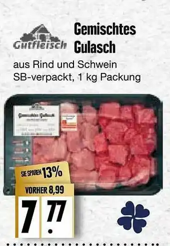 Edeka Frischemarkt Gitfleisch Gemischtes Gulasch Angebot