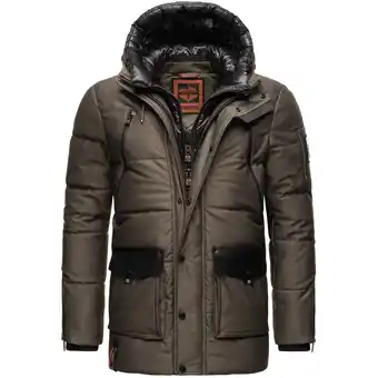 Netto Marken-Discount STONE HARBOUR Herren Winterjacke Warm Gefütterter Wintermantel mit Doppelter Kapuze Mitjaa Angebot