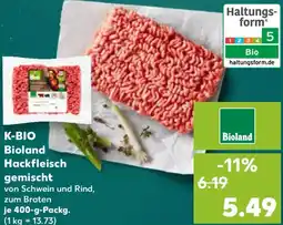 Kaufland K-BIO Hackfleisch gemischt Angebot