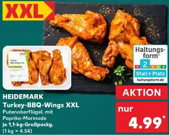 Kaufland HEIDEMARK Turkey-BBQ-Wings XXL Angebot