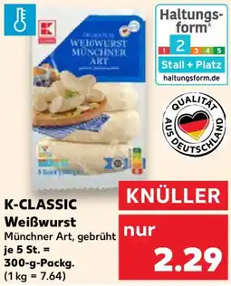 Kaufland K-CLASSIC Weißwurst Angebot
