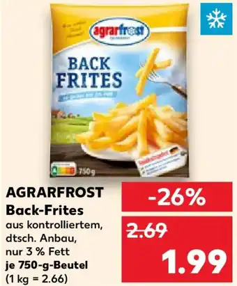 Kaufland AGRARFROST Back-Frites Angebot