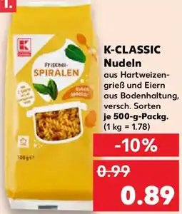 Kaufland K-CLASSIC Nudeln Angebot