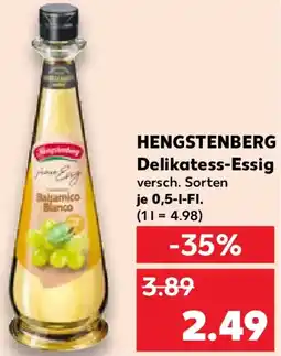 Kaufland HENGSTENBERG Delikatess-Essig Angebot