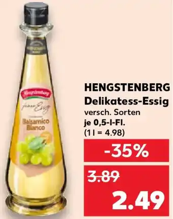 Kaufland HENGSTENBERG Delikatess-Essig Angebot