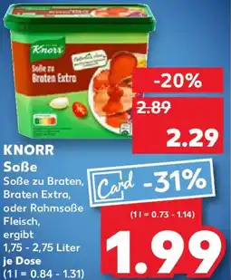 Kaufland KNORR Soße Angebot