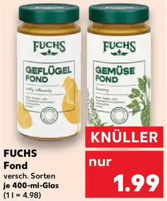 Kaufland FUCHS Fond Angebot