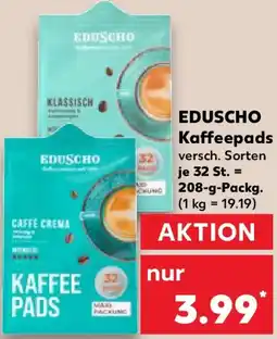 Kaufland EDUSCHO Kaffeepads Angebot