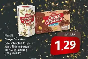 Markant Nestlé Choco Crossies Oder Choclait Chips Angebot