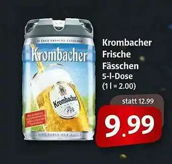 Markant Krombacher Frische Fässchen Angebot