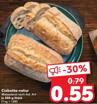 Kaufland Ciabatta natur Angebot