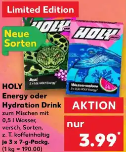 Kaufland HOLY Energy oder Hydration Drink Angebot