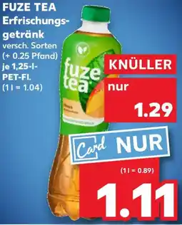 Kaufland FUZE TEA Erfrischungsgetränk Angebot