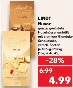 Kaufland LINDT Nuxor Angebot