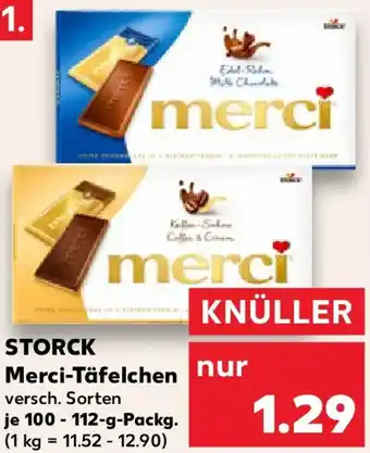 Kaufland STORCK Merci-Täfelchen Angebot